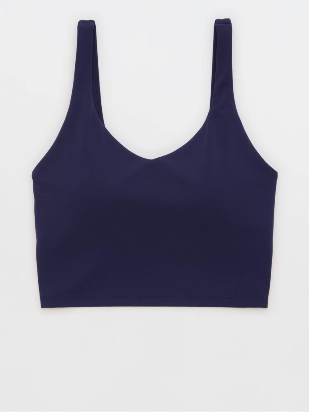 Aerie Offline Real Me Recharge Low Key Long Line Sports Bra, Sz. XL, Navy Blue